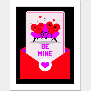 Be Mine Posters and Art